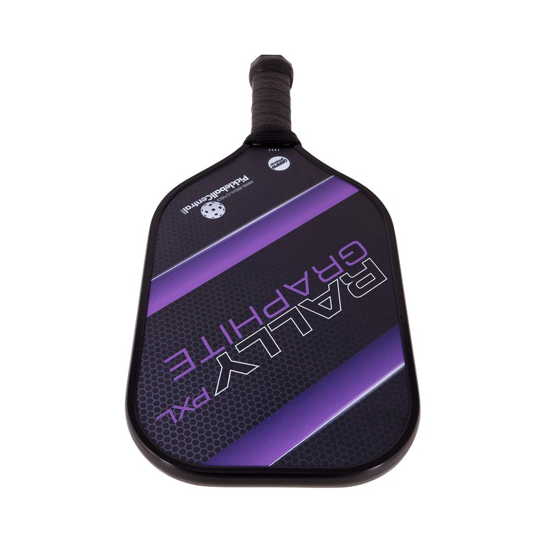 PickleballCentral Rally PXL Graphite Pickleball Paddle (Purple) XL Elongated Power & Reach Shape | Standard Grip | Polymer Honeycomb Core and Graphite Face - Image 3